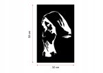 Pictură metalică de perete Maica Domnului KNS011 50 cm - imagine 3