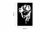 Pictură metalică de perete Hristos KNS009 50 cm - imagine 3