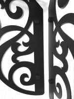 Raft de colț metalic ajurat 37 cm - imagine 6