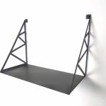 Raft metalic POL028 pentru sufragerie loft 40 cm