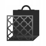 Suport ziare metalic Maroco III