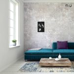 Pictură metalică de perete Maica Domnului KNS011 50 cm - imagine 2