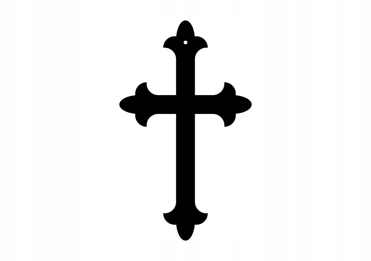 KRZYZ-METALOWY-scienny-dewocjonalia-K16-30-cm-1.jpg Cruce de perete KNS016 30 cm - imagine 1