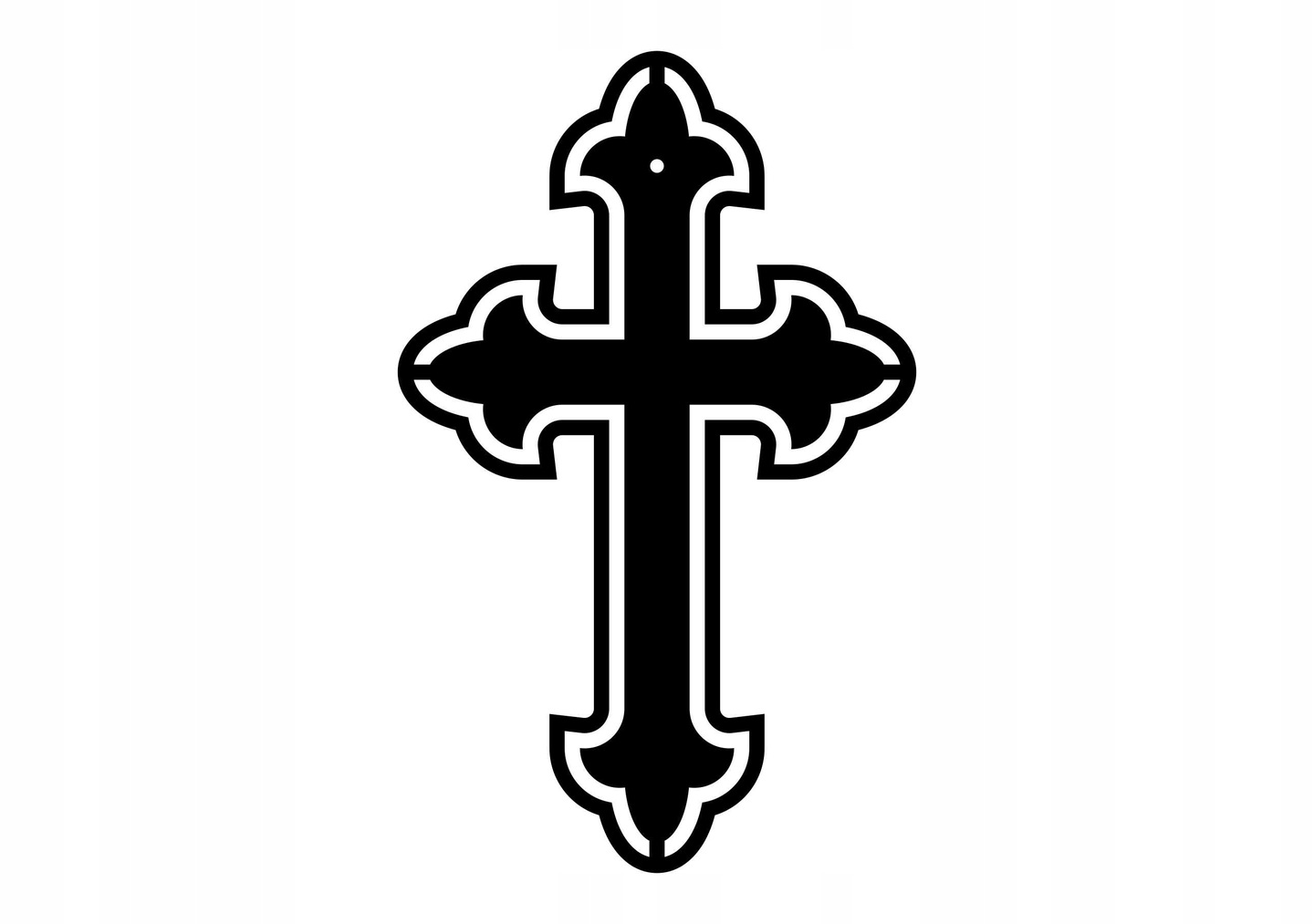 KRZYZ-METALOWY-scienny-dewocjonalia-K17-15-cm-1.jpg Cruce de perete KNS017 15 cm - imagine 1