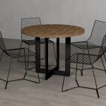 Noga do stołu Krzyżak Prosty Side M