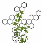 Suport pentru plante Heksagon 116x117 cm