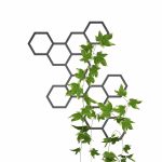 Suport pentru plante Heksagon 67x80 cm