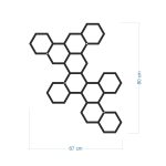 Suport pentru plante Heksagon 67x80 cm - imagine 3