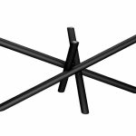 Podstawa do stołu z blatem szklanym Mediolan Tube XL