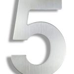 Descriptiv - număr pentru casă din oțel inoxidabil 5