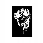 Pictură metalică de perete Hristos KNS009 50 cm