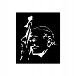 Pictură metalică de perete Ioan Paul al II-lea KNS012 35 cm