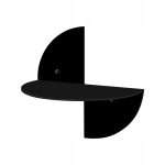 Raft metalic pentru cărți Cerc POL014 30 cm