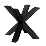 Noga metalowa do stołu pod blat szklany Pająk Heavy S