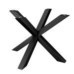 Picior de masă metalic Spider larg pentru blatul de sticlă S