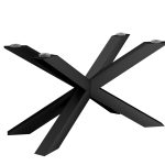 Noga metalowa do stolika pod blat szklany Pająk Slim M