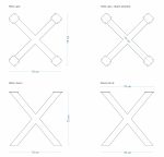 Picior de masă Spider pentru autosudare S - imagine 5