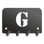 Wieszak metalowy na klucze WIE202 LITERKA G 10cm