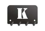 Wieszak metalowy na klucze WIE206 LITERKA K 10cm