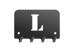 Wieszak metalowy na klucze WIE207 LITERKA L 10cm