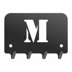 Wieszak metalowy na klucze WIE208 LITERKA M 10cm