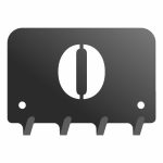 Wieszak metalowy na klucze WIE210 LITERKA O 10cm