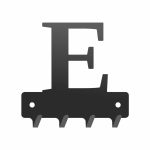 Wieszak metalowy na klucze WIE222 LITERKA E 10cm