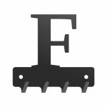 Wieszak metalowy na klucze WIE223 LITERKA F 10cm