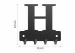 Wieszak metalowy na klucze WIE225 LITERKA H 10cm - imagine 2