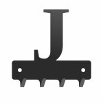Wieszak metalowy na klucze WIE227 LITERKA J 10cm