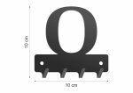 Wieszak metalowy na klucze WIE233 LITERKA O 10cm - imagine 2