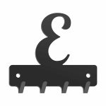 Wieszak metalowy na klucze WIE245 LITERKA E 10cm