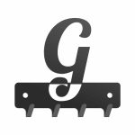 Wieszak metalowy na klucze WIE247 LITERKA G 10cm