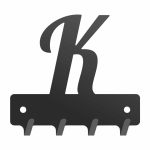 Wieszak metalowy na klucze WIE251 LITERKA K 10cm