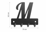 Wieszak metalowy na klucze WIE253 LITERKA M 10cm - imagine 2