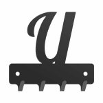 Wieszak metalowy na klucze WIE260 LITERKA U 10cm