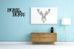 Cuier Hol Pentru Perete Home Sweet Home 80 cm - imagine 2