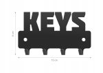 Wieszak metalowy na klucze keys WIE140 10cm - imagine 2