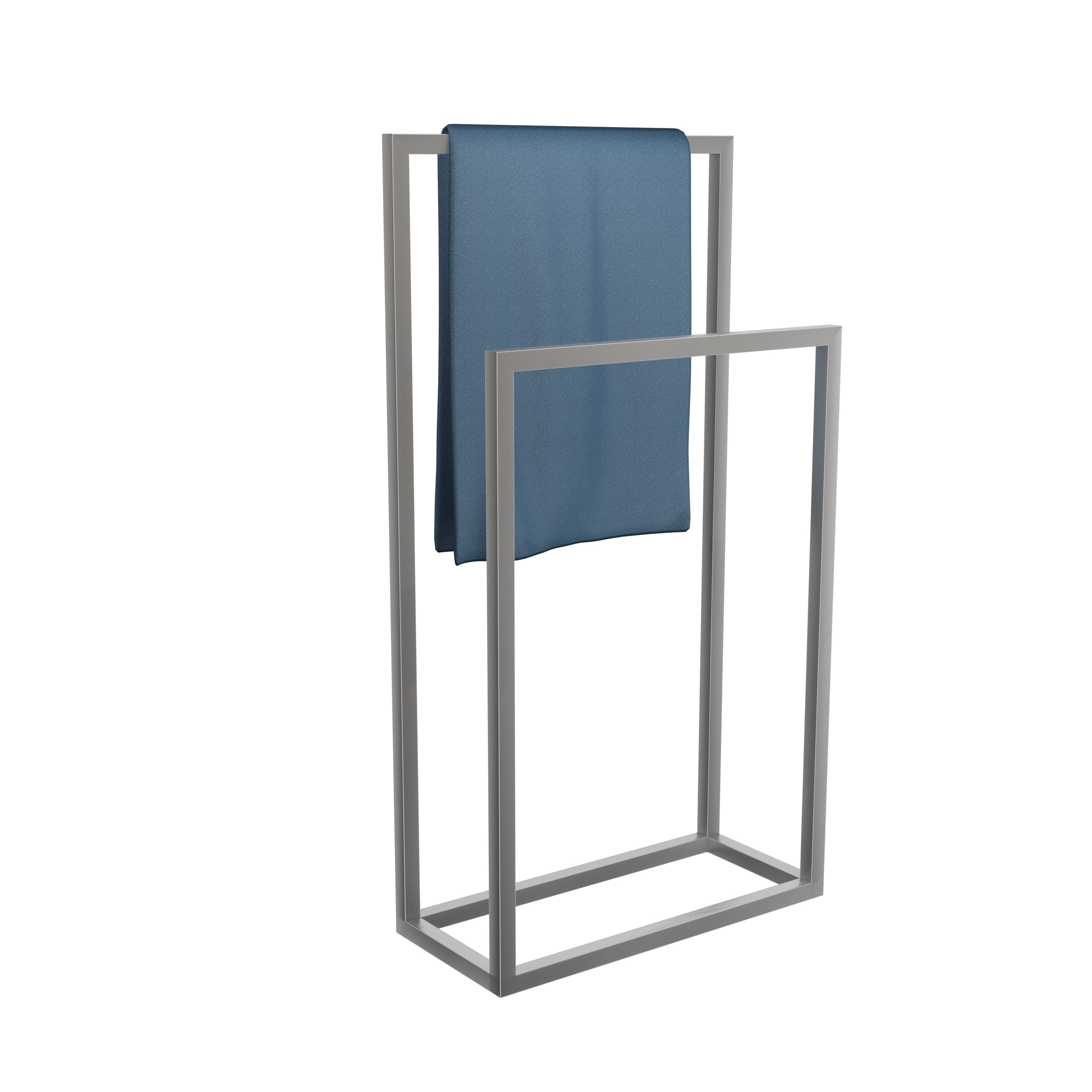 WP_NS_2_45_S_rend1 Wieszak na ręczniki stojący stal nierdzewna szlif S - imagine 1