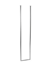 Wieszak sufitowy pojedynczy Long chrom XS - imagine 2