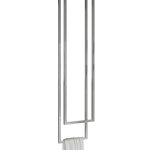 Wieszak na ręczniki sufitowy podwójny stal nierdzewna chrom XS