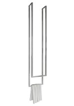 Wieszak na ręczniki sufitowy podwójny stal nierdzewna chrom XS