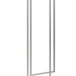 Wieszak na ręczniki sufitowy podwójny stal nierdzewna szlif S