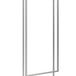 Wieszak na ręczniki sufitowy podwójny stal nierdzewna szlif M