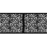 Poarta metalica Nicola 400×150 cm