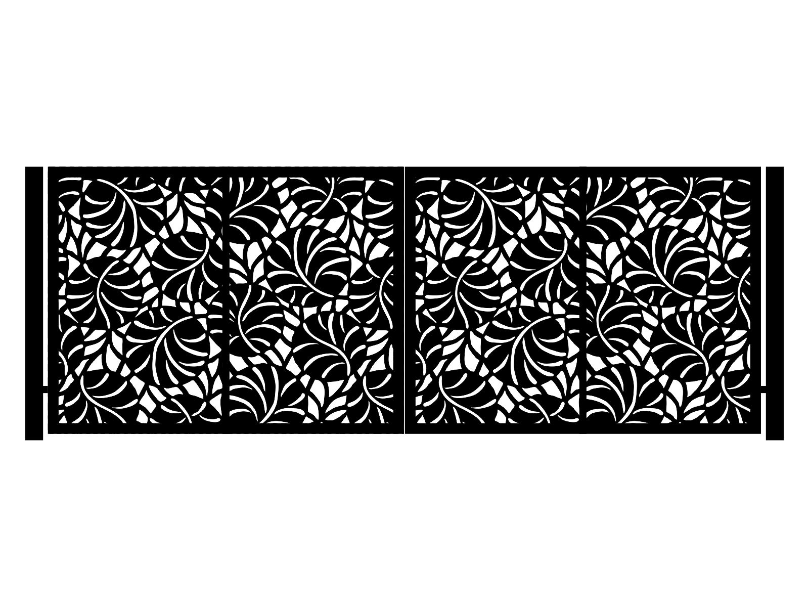 bds000-bot06-150-cza Poarta metalica Paxe 400×150 cm - imagine 1