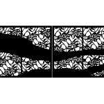 Poarta metalica Luna 400×170 cm