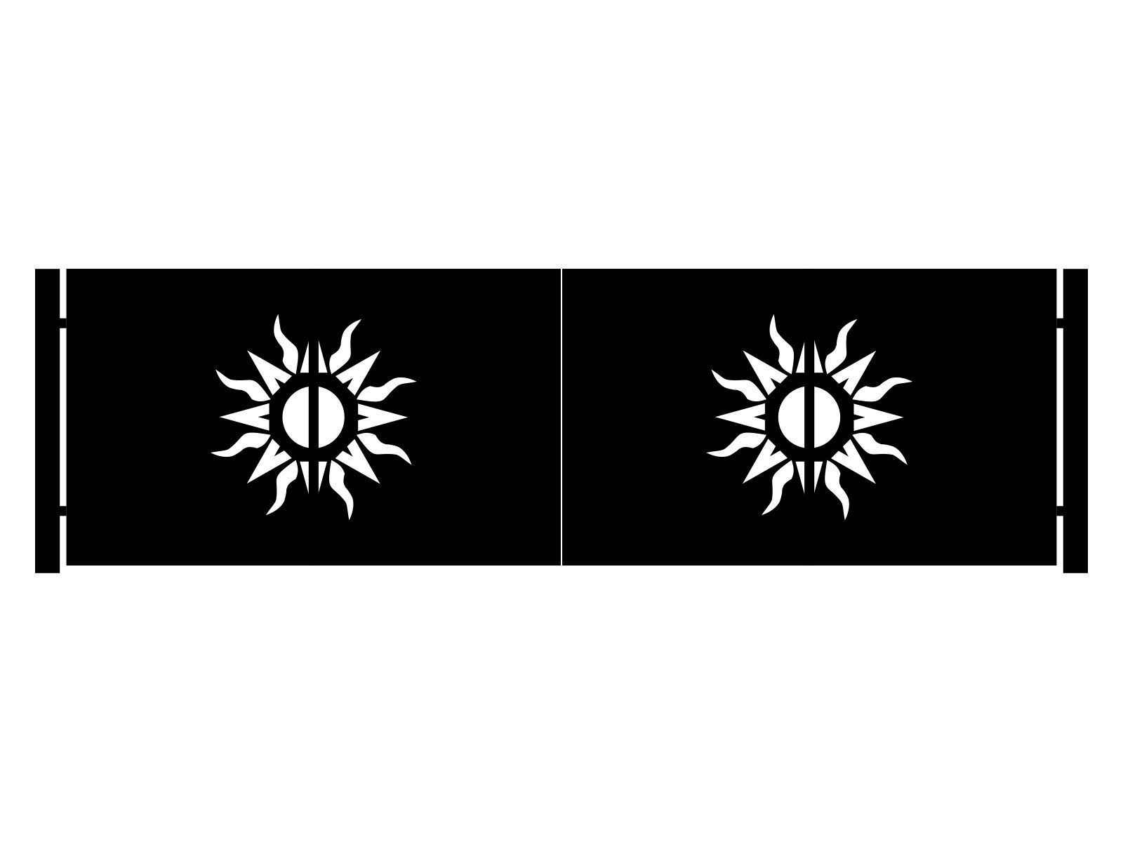 bds000-bot29-120-cza Poarta metalica Gaia 400×120 cm - imagine 1