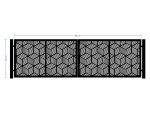 Poartă cu două canaturi Elena 400×120 cm - imagine 2