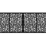 Poarta metalica Zana 400×150 cm